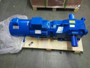 K87傘型齒輪減速機(jī)在物流