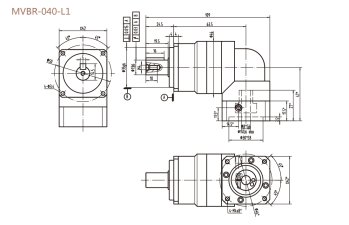 MVBR040L2行星減速機(jī)型號(hào)